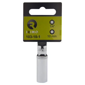 Chave de caixa 1/4 sextavada profunda 4,5 mm