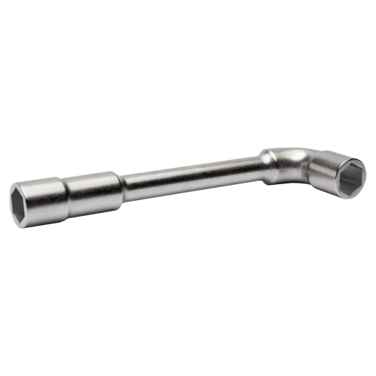 Chaves de caixa de tubo aberto sextavadas, 10 mm, clip