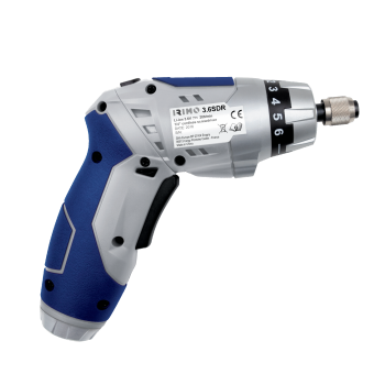 Aparafusadora sem fios de 3,6 V com bateria recarregável de iões de lítio