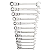 Conjunto de chaves de roquete combinadas de cabeça flexível, suporte 12 pcs Conjunto de chaves de roquete combinadas de cabeça flexível, suporte 12 pcs