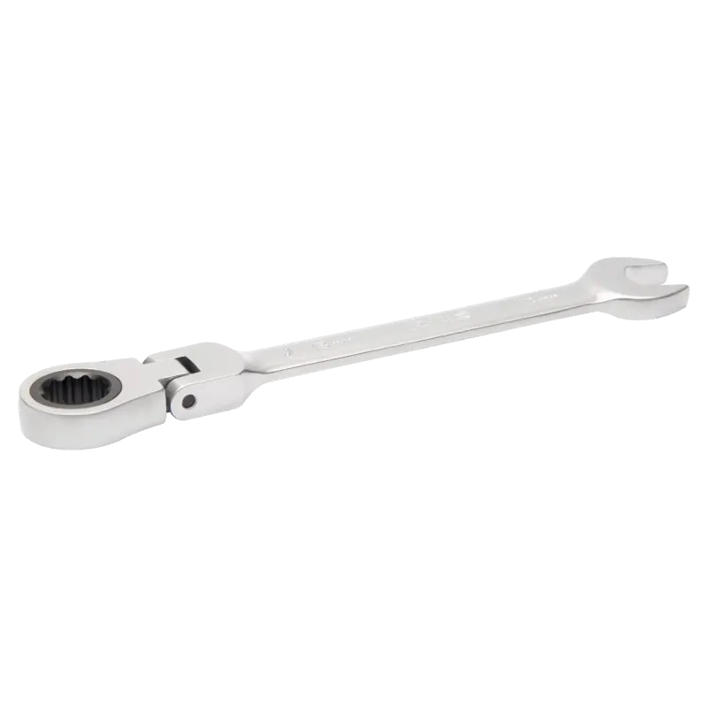 Chaves de boca e roquete combinadas com cabeça flexível 8 mm, clip Chaves de boca e roquete combinadas com cabeça flexível 8 mm, clip