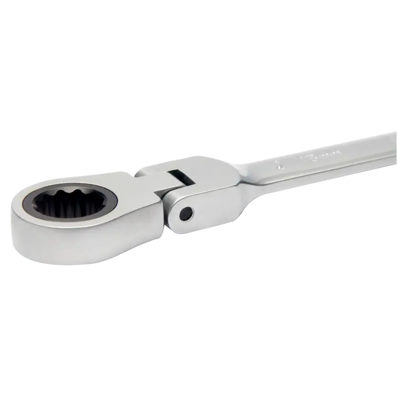 Chaves de boca e roquete combinadas com cabeça flexível 8 mm, clip Chaves de boca e roquete combinadas com cabeça flexível 8 mm, clip