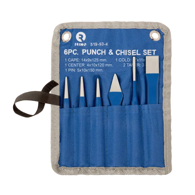Conjunto de punções e cinzéis 6 pcs Conjunto de punções e cinzéis 6 pcs