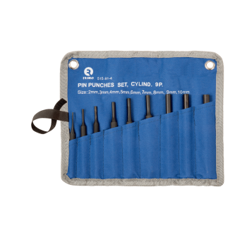 Conjunto de punções de pino paralelo de 9 Pcs 2-3-4-5-6-7-8-9-10 mm