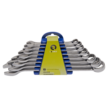 Conjunto de chaves de bocas combinadas 8-22, 8 pcs em suporte