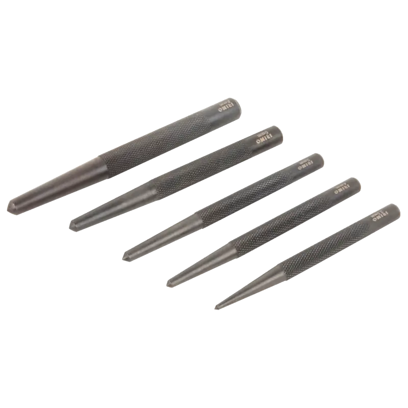 Conjunto de punções centrais de 5 pcs - 2,5-4-5-6-8 mm Conjunto de punções centrais de 5 pcs - 2,5-4-5-6-8 mm