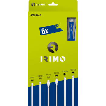 Conjunto de chaves de parafusos 6 Pcs, de fenda 3-4-5.5-6.5; Pz1-Pz2