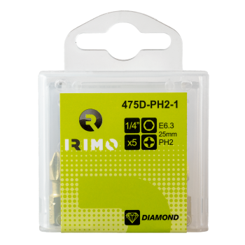 Pontas de diamante 1/4 PH1, 25 mm, caixa com 5 Pcs