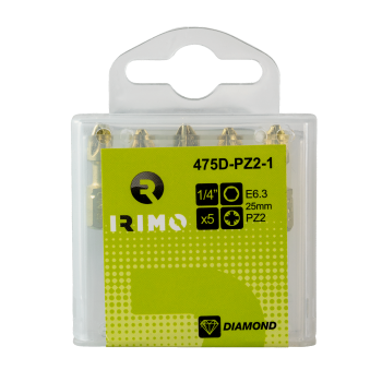 Pontas de diamante 1/4 PZ1, 25 mm, caixa com 5 Pcs