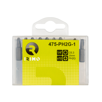 Pontas 1/4 PH2 Drywall, 25 mm, caixa de 10 pcs