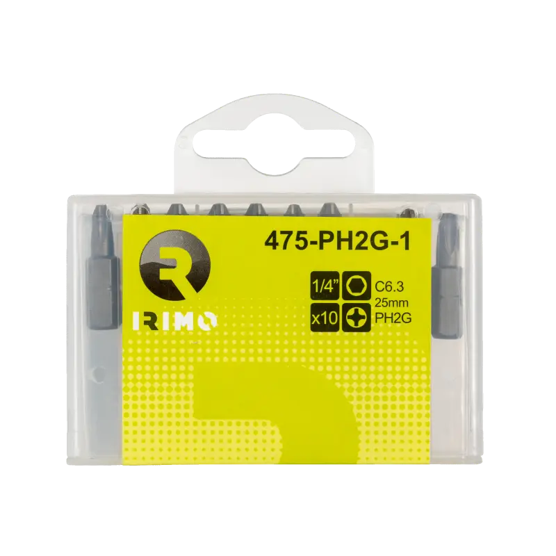 Pontas 1/4 PH2 Drywall, 25 mm, caixa de 10 pcs Pontas 1/4 PH2 Drywall, 25 mm, caixa de 10 pcs