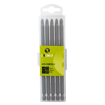 Pontas 1/4 PZ2, 150 mm, caixa com 5 Pcs