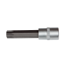 Chave de caixa com pontas 1/2, Torx inviolável TR80, 100 mm