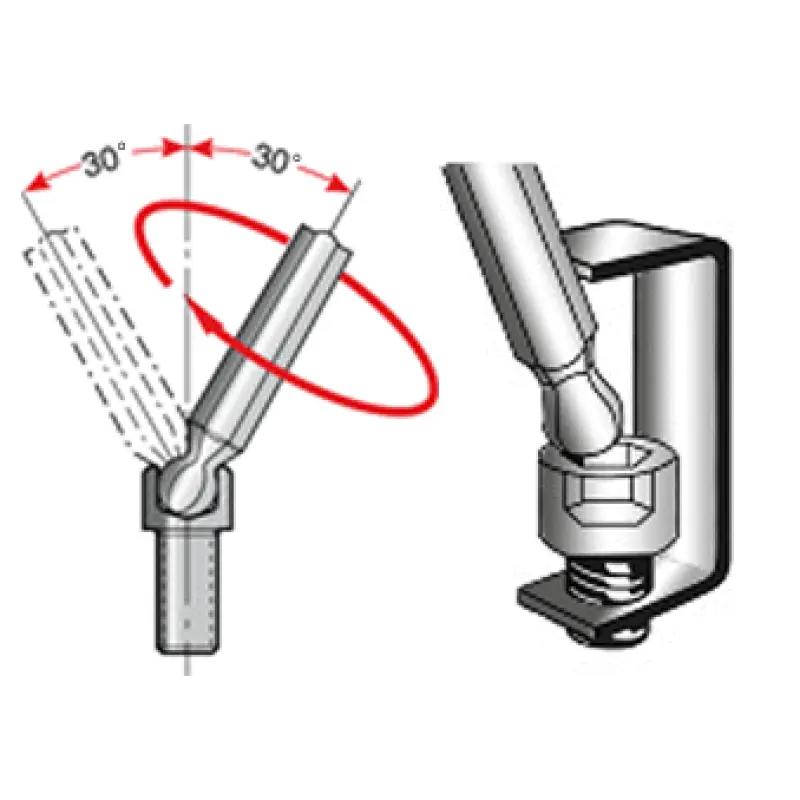 Clip de suspensão para chave sextavada longa de esfera 8 mm Clip de suspensão para chave sextavada longa de esfera 8 mm