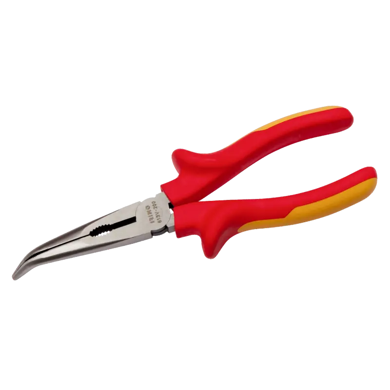 Alicate de pontas dobradas isolado 160 mm Alicate de pontas dobradas isolado 160 mm