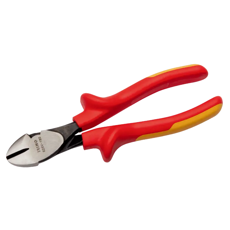 Alicate de corte lateral de alta resistência isolado de 180 mm Alicate de corte lateral de alta resistência isolado de 180 mm