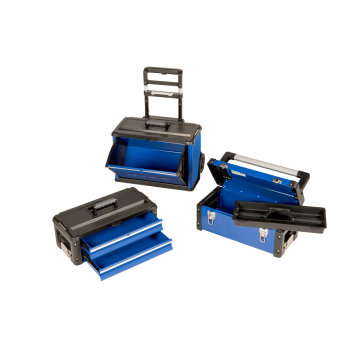 Torre de 3 caixas de ferramentas com rodas Torre de 3 caixas de ferramentas com rodas