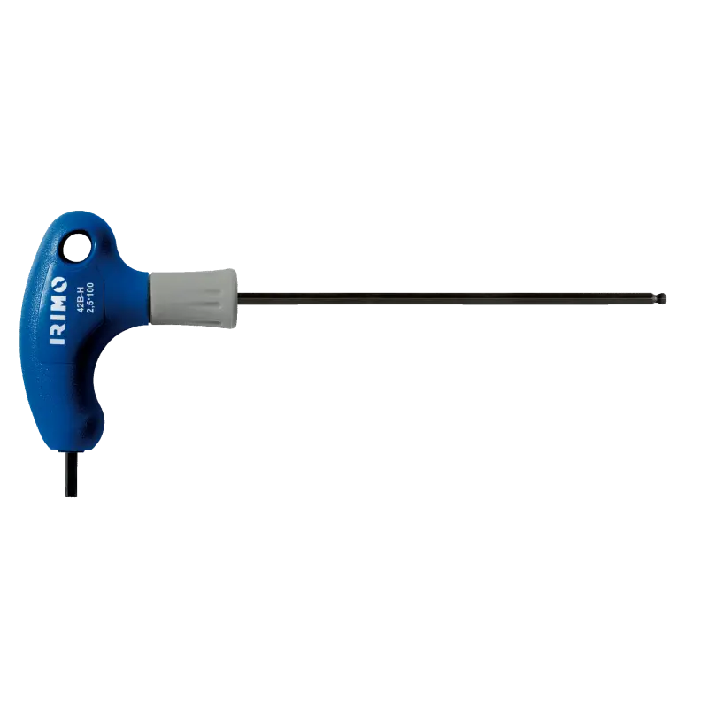 Chave de parafusos de esfera sextavada com pega em T 3X100 mm Chave de parafusos de esfera sextavada com pega em T 3X100 mm