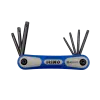 Pasta para chaves sextavadas 8 pcs TR9-TR40 Pasta para chaves sextavadas 8 pcs TR9-TR40