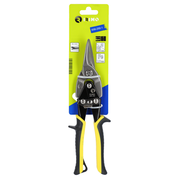 Tesoura metálica de aviação de corte reto 250 mm Tesoura metálica de aviação de corte reto 250 mm