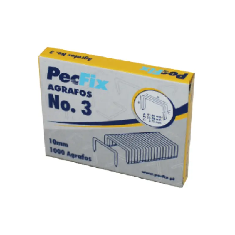 Agrafos n.º 3 14mm PECFIX Agrafos n.º 3 14mm PECFIX