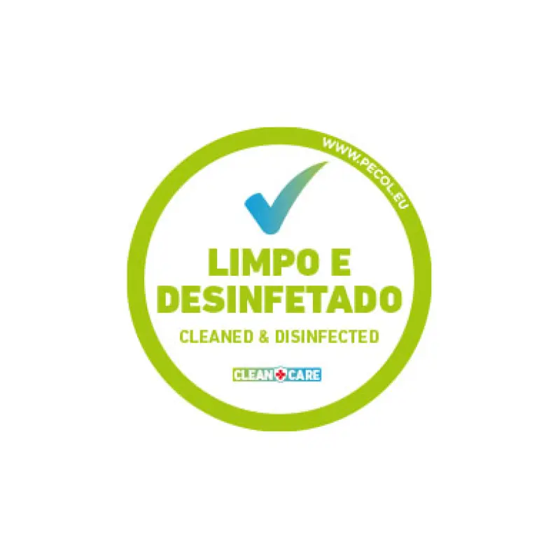 Blister Sinal Limpo e Desinfetado CLEAN & CARE PECOL Blister Sinal Limpo e Desinfetado CLEAN & CARE PECOL
