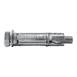 Bucha Met.Exp.4Seg.c/Pf. PCL785 Aço PA/ZN M10X80 Bucha Met.Exp.4Seg.c/Pf. PCL785 Aço PA/ZN M10X80