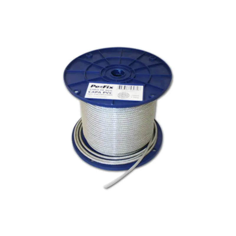 Cabo Aço Galv.+ Capa PVC 6x7x6 PECFIX Cabo Aço Galv.+ Capa PVC 6x7x6 PECFIX