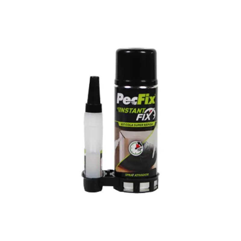 Cola Instant Fix c/ Spray Ativador- PECFIX Cola Instant Fix c/ Spray Ativador- PECFIX