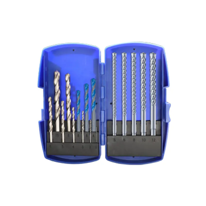 Conjunto 16 Brocas DIN 338 HSS+SDS Plus+Enc.Cil. Premium - PECOL Conjunto 16 Brocas DIN 338 HSS+SDS Plus+Enc.Cil. Premium - PECOL
