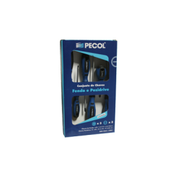 Conjunto 4 chaves coto Pozidrive PECOL Conjunto 4 chaves coto Pozidrive PECOL