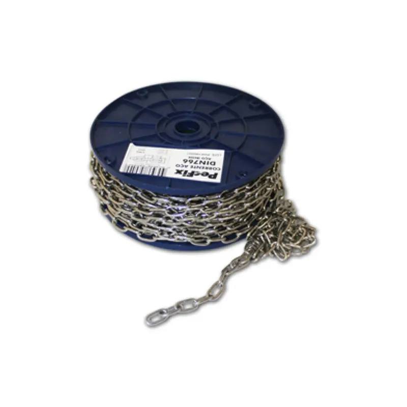 Corrente Aço Inox DIN766 18,5x20,2x6 PECFIX Corrente Aço Inox DIN766 18,5x20,2x6 PECFIX