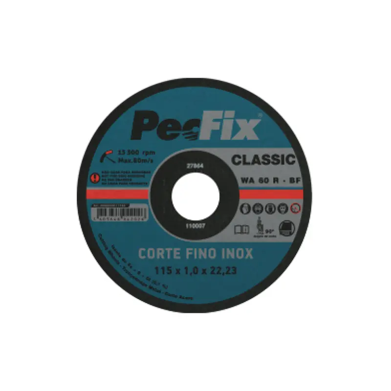 Disco Corte Fino Inox Classic 230x2,0 - PECFIX Disco Corte Fino Inox Classic 230x2,0 - PECFIX