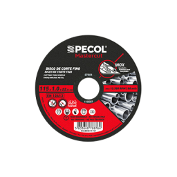 Disco de Corte Fino Inox MASTERCUT 115x1 - PECOL Disco de Corte Fino Inox MASTERCUT 115x1 - PECOL