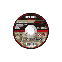Disco de Corte Fino Inox Premium Long Life 115x1 - PECOL