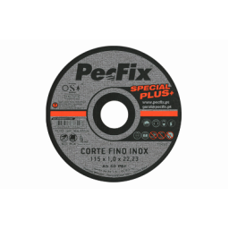 Disco de Corte Fino Inox Special Plus 115x1 - PECFIX Disco de Corte Fino Inox Special Plus 115x1 - PECFIX