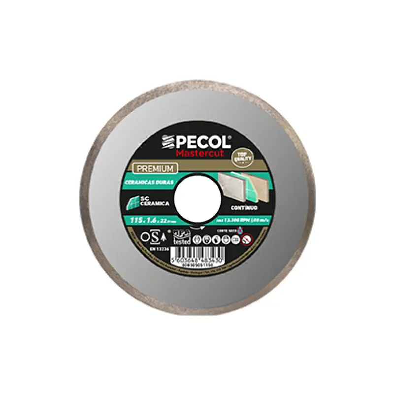 Disco Diamantado SC Cerâmica 115 - PECOL Disco Diamantado SC Cerâmica 115 - PECOL