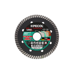 Disco Diamantado Turbo Cerâmica MasterCut High Performance 115 - PECOL Disco Diamantado Turbo Cerâmica MasterCut High Performance 115 - PECOL