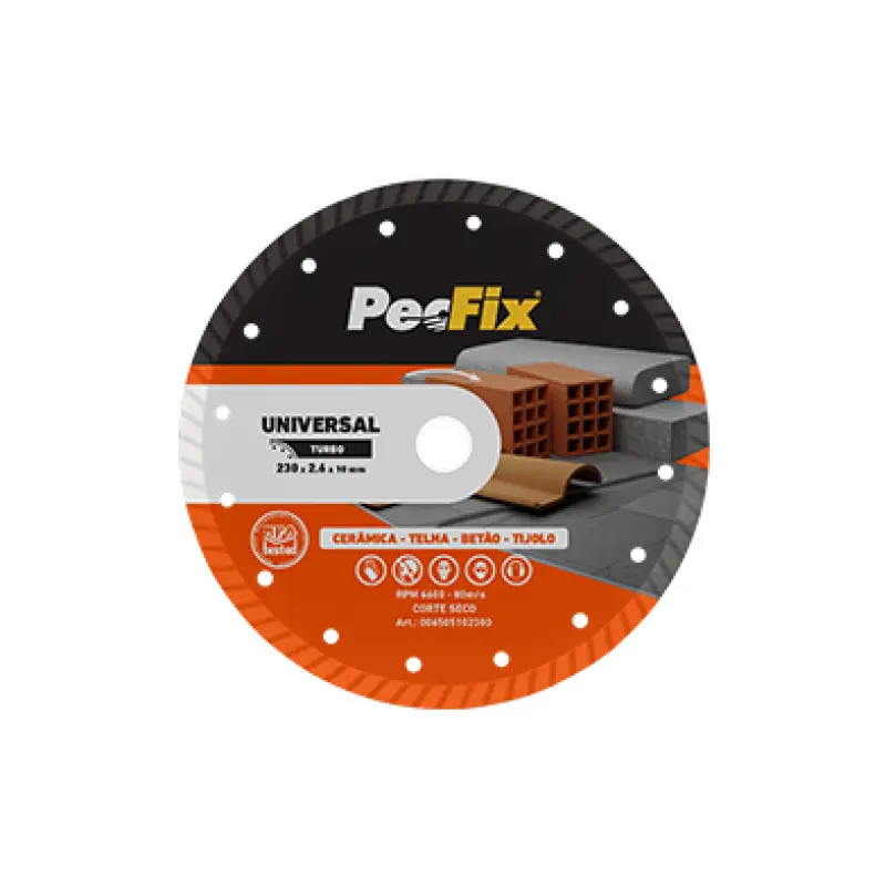 Disco Diamantado Turbo Eco 230 - PECFIX Disco Diamantado Turbo Eco 230 - PECFIX