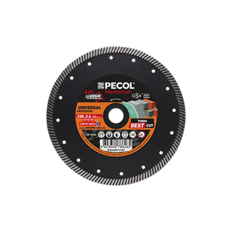 Disco Diamantado Turbo MasterCut High Performance 230 - PECOL