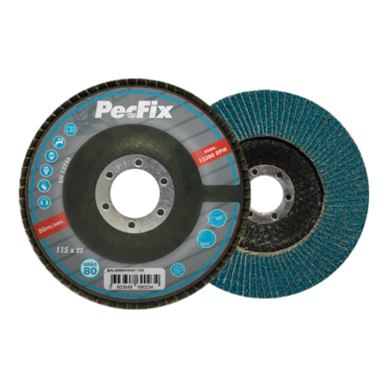 Disco Lamelas Zircónio Classic 115x120 - PECFIX Disco Lamelas Zircónio Classic 115x120 - PECFIX