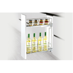 Dispenseiro Garrafas Esq mód.150 Soft-Close (108x465x550) UNIHOPPER PREMIUM Dispenseiro Garrafas Esq mód.150 Soft-Close (108x465x550) UNIHOPPER PREMIUM