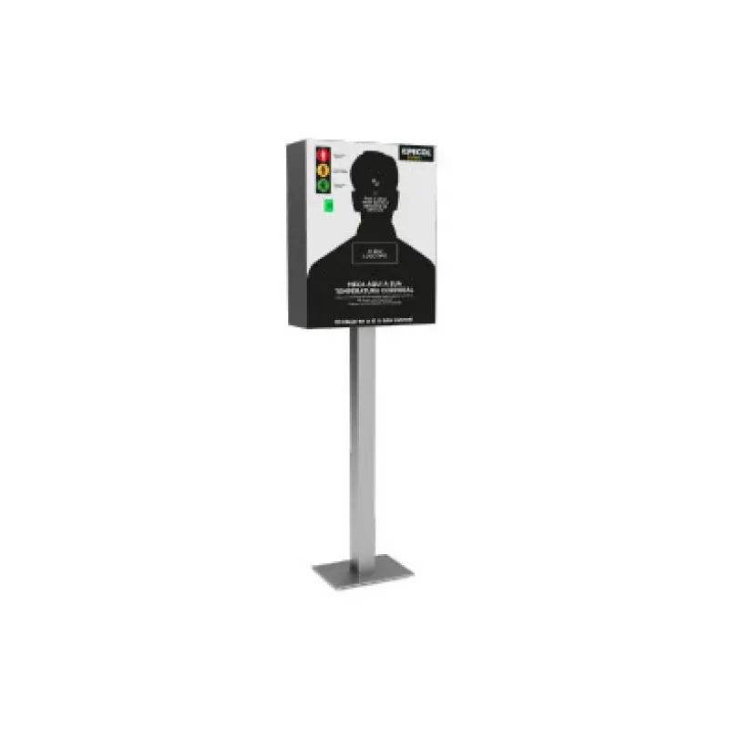 Estação de Medição de Temperatura inox 47x61 com suporte PECOL Estação de Medição de Temperatura inox 47x61 com suporte PECOL