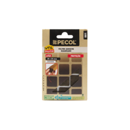 Feltro Adesivo Quadrado Castanho 20x20mm PECOL UtilHome Feltro Adesivo Quadrado Castanho 20x20mm PECOL UtilHome
