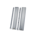 G-LM86 500mm Cinza Laterais Gaveta Metálica G-LM86 500mm Cinza Laterais Gaveta Metálica