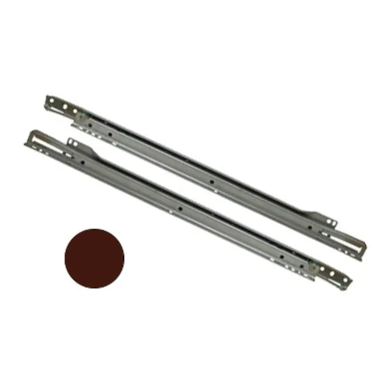 HW Corrediça Euro-Slide CES 500mm Castanho HW Corrediça Euro-Slide CES 500mm Castanho