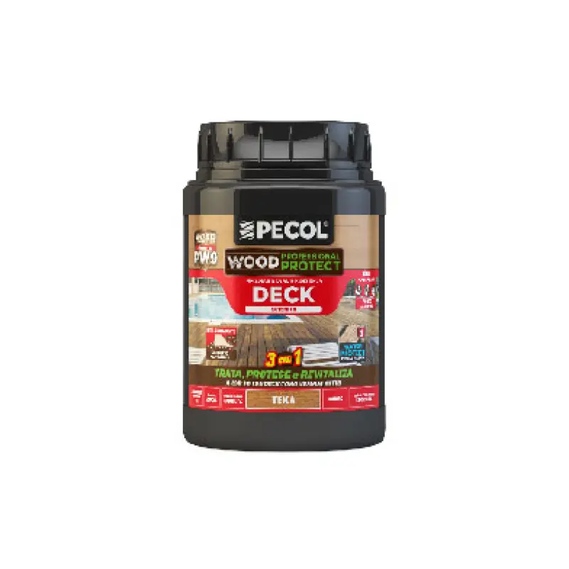Impregnante DECK PW9 Teka 750ml PECOL WOOD PROTECT Impregnante DECK PW9 Teka 750ml PECOL WOOD PROTECT