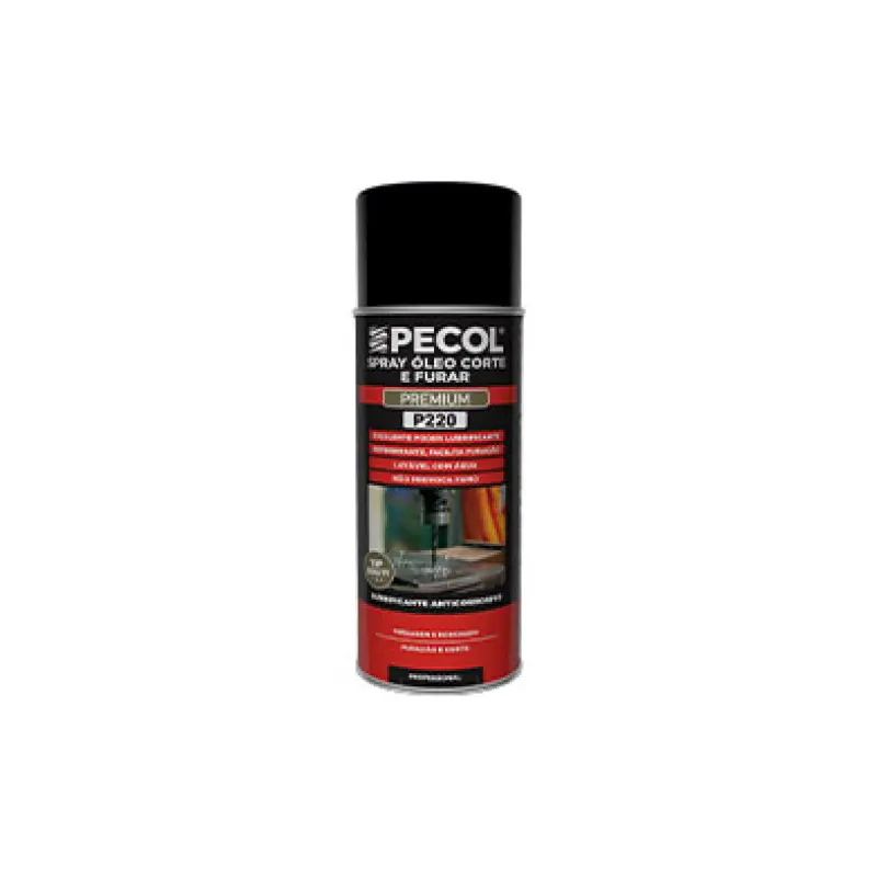 P220 Spray Oleo de Corte e Furar - PECOL P220 Spray Oleo de Corte e Furar - PECOL