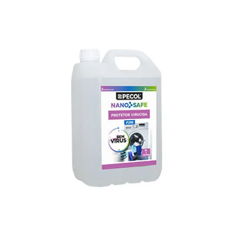 P390 Protetor Virucida Roupa NANOSAFE 5L PECOL P390 Protetor Virucida Roupa NANOSAFE 5L PECOL