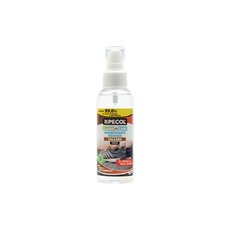 P393 Desinfetante Calçado CLEAN+CARE 100ml PECOL P393 Desinfetante Calçado CLEAN+CARE 100ml PECOL